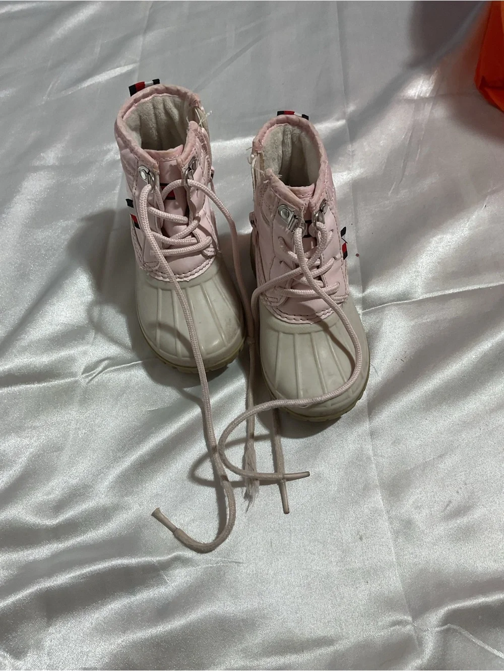 Kids Pink Waterproof Winter Boot